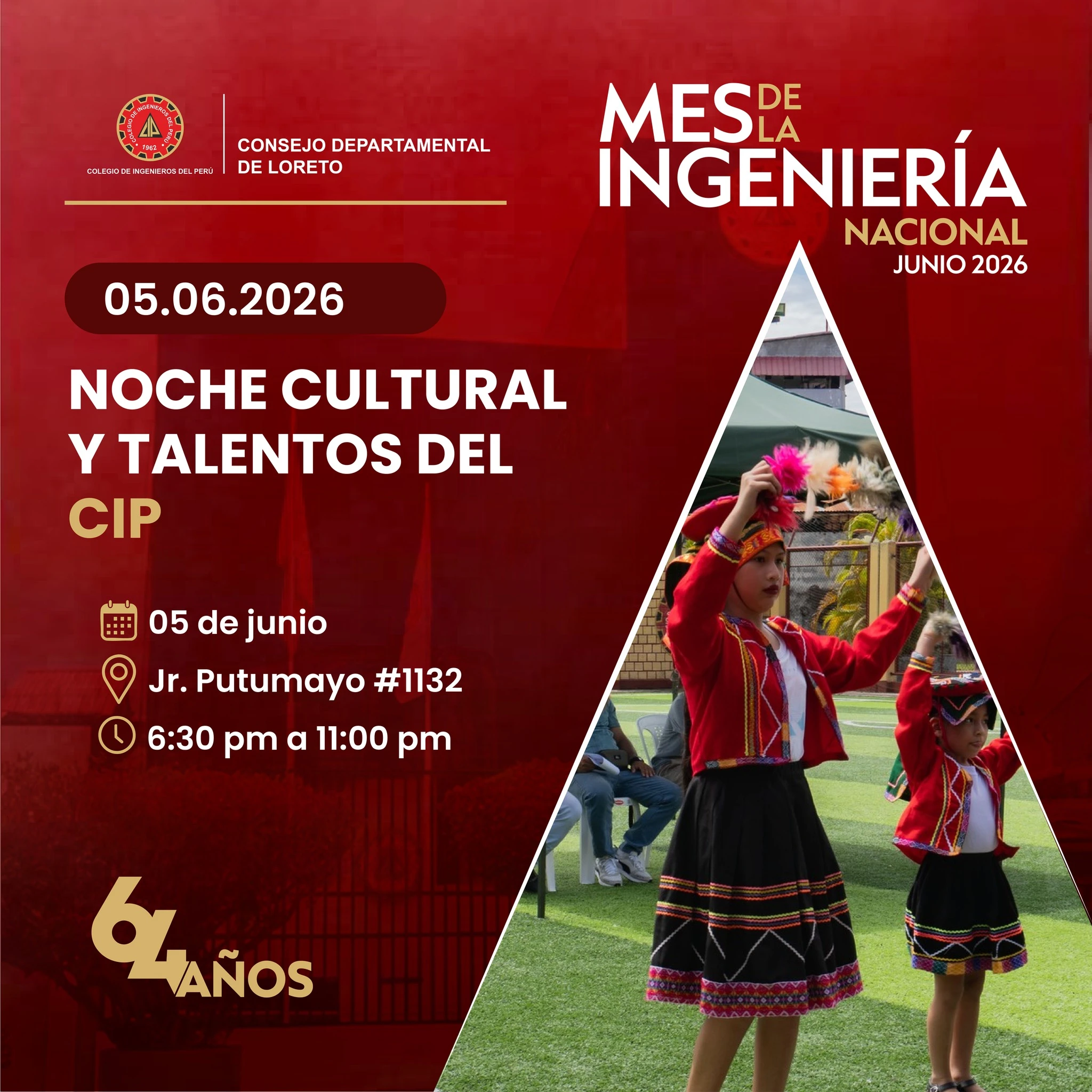 🟥 𝗡𝗢𝗖𝗛𝗘 𝗖𝗨𝗟𝗧𝗨𝗥𝗔𝗟 𝗬 𝗗𝗘 𝗧𝗔𝗟𝗘𝗡𝗧𝗢𝗦 𝗗𝗘𝗟 𝗖𝗜𝗣 🎭🎶