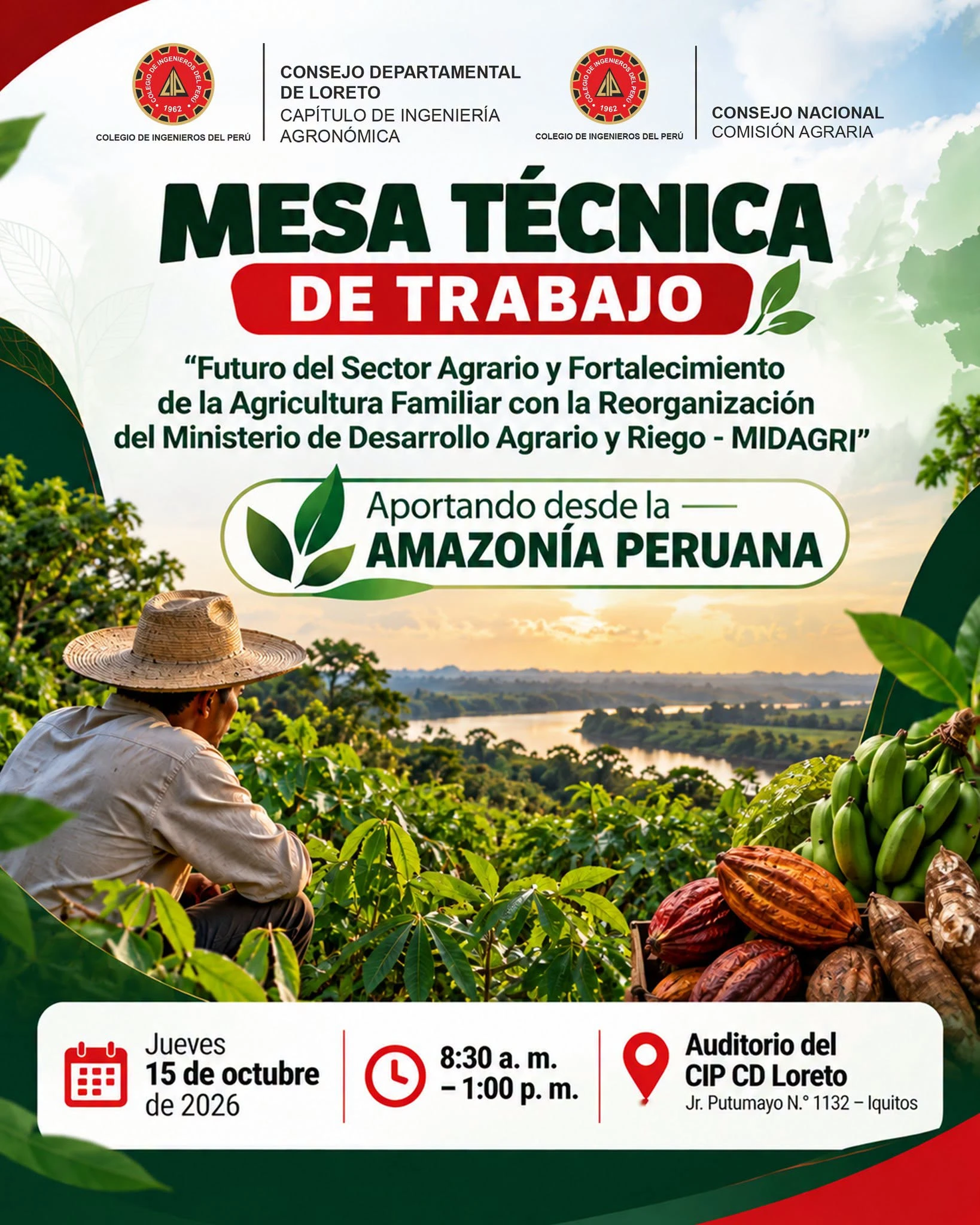 🌱 𝗠𝗘𝗦𝗔 𝗧𝗘́𝗖𝗡𝗜𝗖𝗔 𝗗𝗘 𝗧𝗥𝗔𝗕𝗔𝗝𝗢 | 𝗔𝗣𝗢𝗥𝗧𝗔𝗡𝗗𝗢 𝗗𝗘𝗦𝗗𝗘 𝗟𝗔 𝗔𝗠𝗔𝗭𝗢𝗡𝗜́𝗔 𝗣𝗘𝗥𝗨𝗔𝗡𝗔